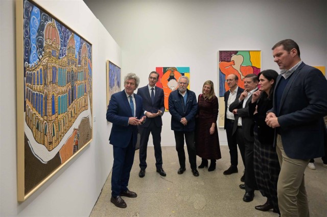 Membros da Real Academia de Belas Artes comezan a difundir a Colección de Arte do Parlamento